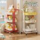 Movable schoolbag book placing cart
