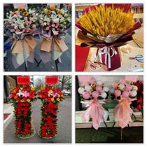 Yulin City Yuyang District Hengshan District Shenmu County Tongcheng Flower Shop Delivers Flowers to Damai Opening Flower Basket Business Celebration