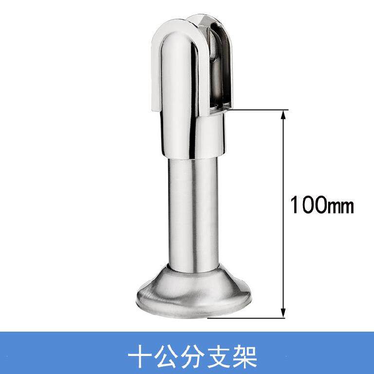 Partition support foot column toilet door high partition leg frame wooden board single-sided tripod foot base screen public