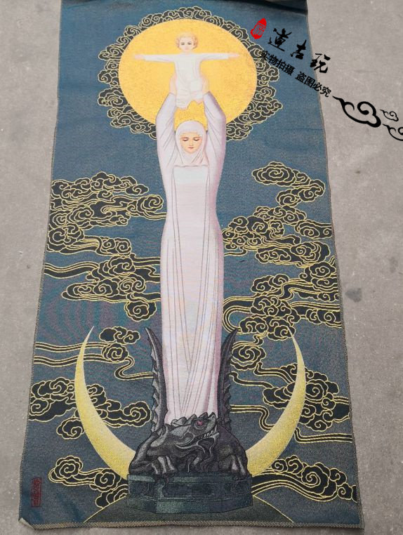 Fancy Brocade Painting Modern Decoration Painting Home Office China Wind Embroidery Figures New Products Recommendation Shop Main Recommendation