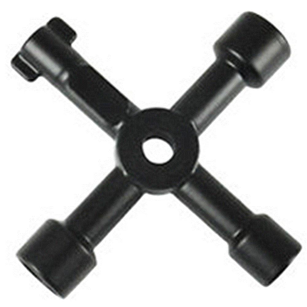 4 way service key gas electric meter cabinet bleed radiator