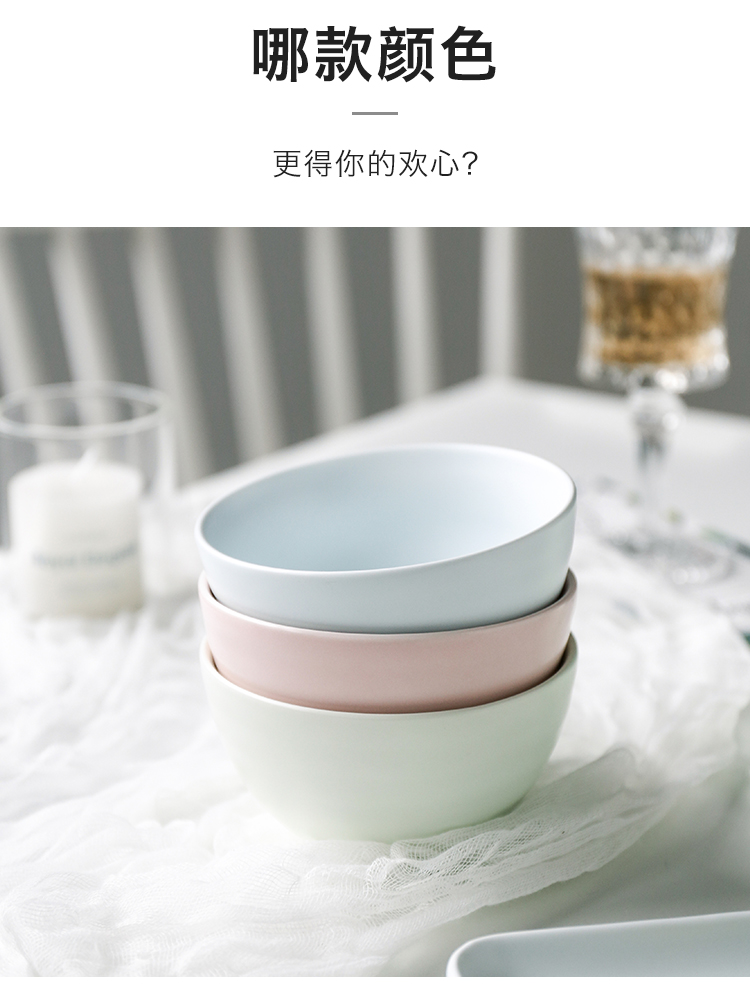 E best la ceramic tableware household eat four dishes rice bowls plates creative spoon noodles in soup bowl chopsticks