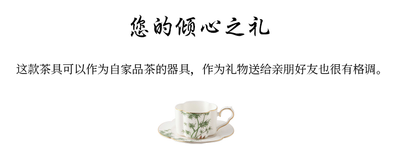 Ceramic coffee cup small European - style key-2 luxury elegant ipads China coffee cups and saucers on the afternoon of camellia tea cups