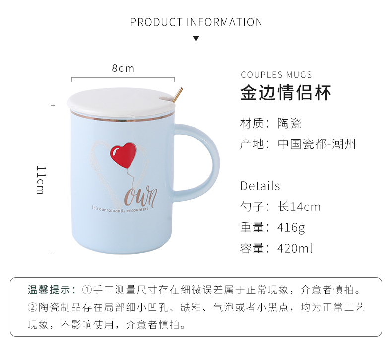 E optimal la ceramic keller cup for cup creative trend coffee cup one gift boxes a birthday present