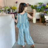 Летняя одежда, комплект, летние штаны, популярно в интернете, свободный крой