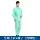 Quần áo không bụi chống tĩnh điện làm sạch chống bụi bảo vệ quần áo chia thoáng khí cho nam thanh lọc cơ thể màu xanh phun sơn yếm quần áo tĩnh điện quần áo tĩnh điện