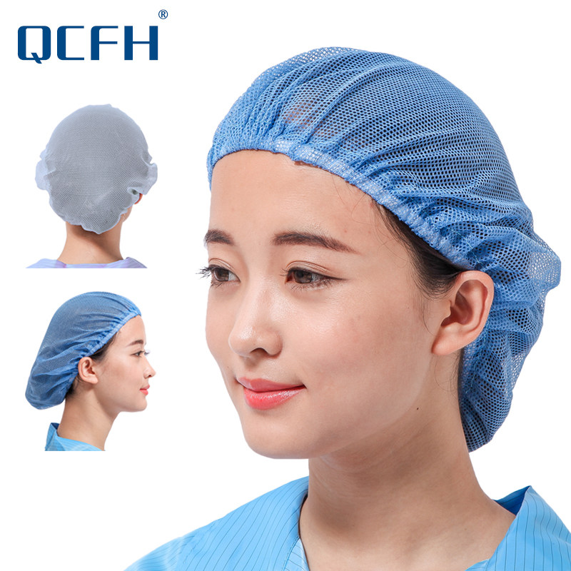 Hair Net Dust-free Hat Dust Cap Food Factory Workshop Cap Subnetting Cap Working Cap Woman Chefs Hat Man Antistatic Headgear