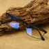 Toàn khung kính chống ánh sáng màu xanh kính nam cận thị khung kim loại nữ vuông không có vít hoàn thành gương 1840 - Kính kính mắt Kính
