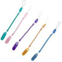 Pacifier anti-drop chain soothing baby toy teether chain lanyard teething stick anti-lost clip rope chewing glue chewing bag rope