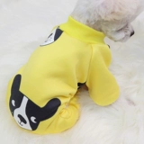 Собачья одежда в летней приправе тонкие домашние животные, бикхиро, маленькие собаки, маленькие собаки, пижама с плюшевой коробкой, домашняя одежда