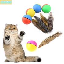 1pcs cat toys beaver weasel rolling motor ball toy for pet c