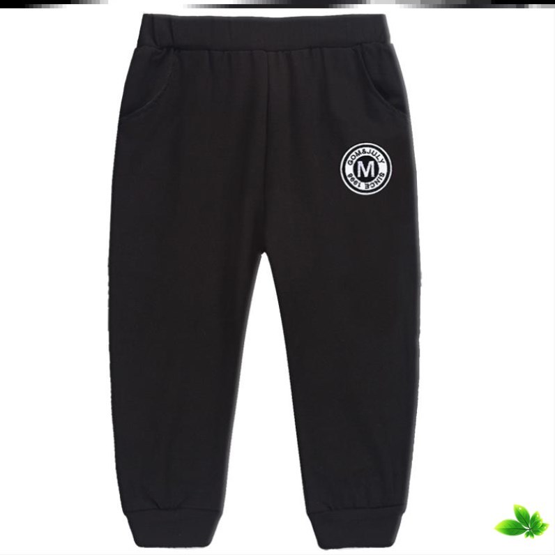 Ít quần cậu bé mùa hè childrens sweatpants mens mùa xuân và mùa hè quần cậu bé ngắn denim quần short bảy điểm quần trong cậu bé lớn.