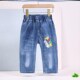 Ít quần cậu bé mùa hè childrens sweatpants mens mùa xuân và mùa hè quần cậu bé ngắn denim quần short bảy điểm quần trong cậu bé lớn.