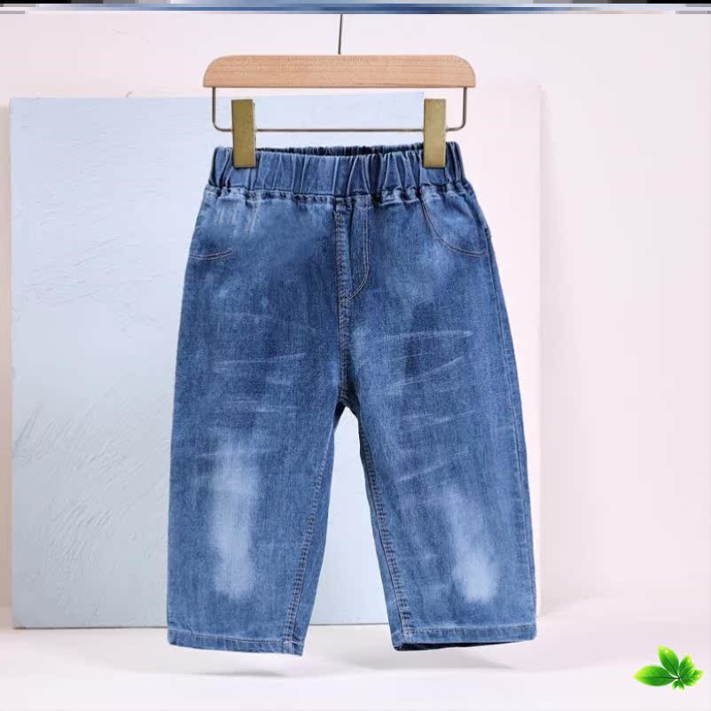 quần áo nhà ngắn childrens mens quần thể thao quần loose-fitting trẻ em trai tám tuổi Bảy quần.