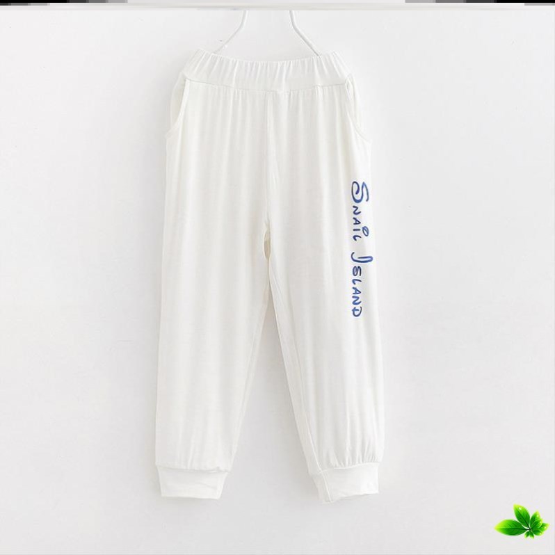 Tăng childrens quần mùa hè mỏng lỏng mặc giản dị chàng trai lớn sweatpants lỏng lẻo vừa trẻ em độ đàn hồi.