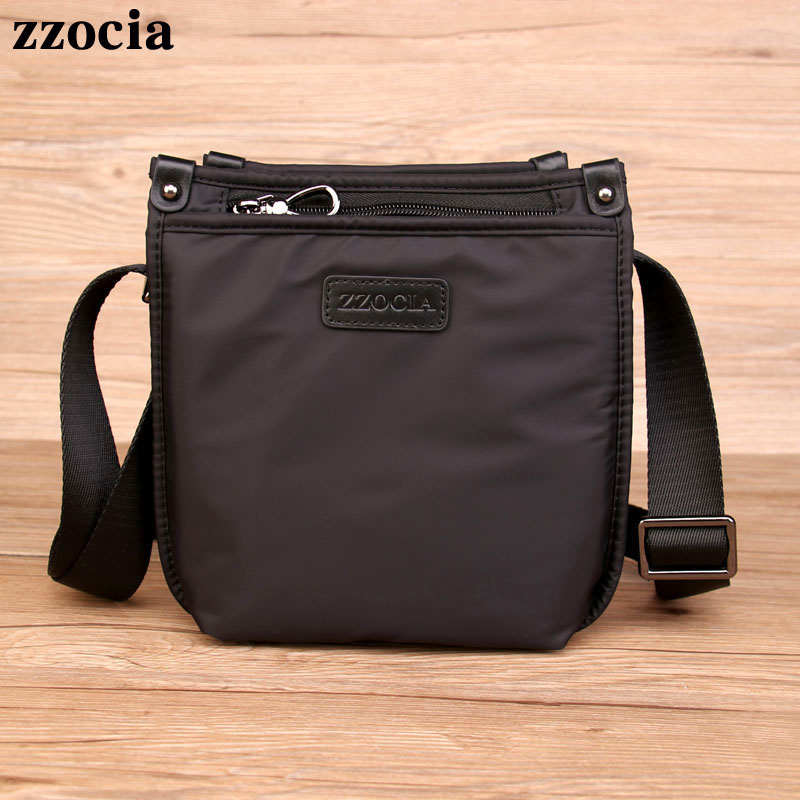 Waterproof Nylon Oxford Cloth Small Men's Bag New Men's Single Shoulder Bag Sails Cloth Bag Casual Vertical Diagonal Satchel Bag Men 's