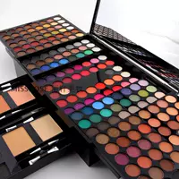 MISS ROSE Chính hãng 190 Màu Pearlescent Matte Earth Color Blush Makeup Pan Eyeshadow Gift Piano Box - Bộ sưu tập trang điểm phấn mắt dikalu