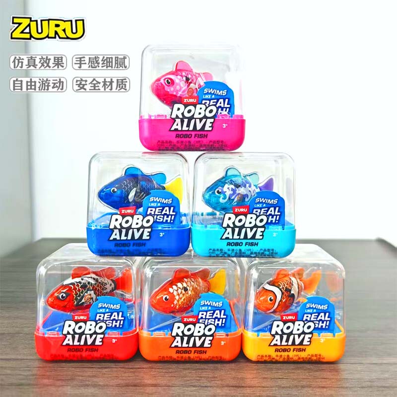 Zuru Lebo Small Fish and Turtle Simulation Speedboat Boat for Boys and Girls Baby Bath Electronic Water Play Toy Gift