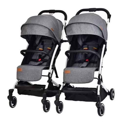 Съёмная портативная складная детская коляска для близнецов с сидением для двоих, Германия, можно сидеть и лежать