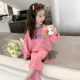 Girls' spring clothes 2023 new sweater suit pants spring and autumn children's net red baby girl children's foreign style fashion