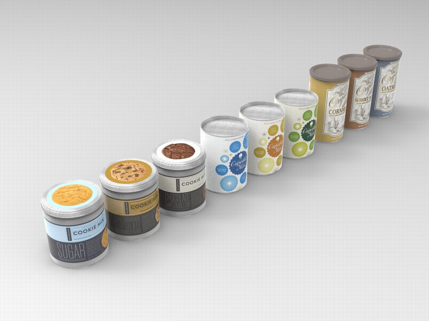 图片[10]-C4D酱料罐装包装FBX食品饮料包装OBJ易拉罐STL玻璃瓶Blender素材-cg男孩