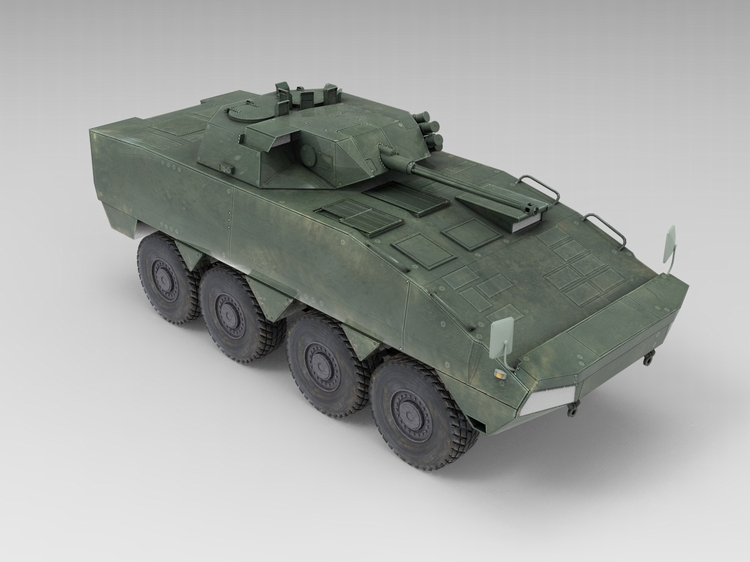 图片[6]-C4D坦克FBX军用卡车STL装甲车OBJ军事武器unity房车三维模型素材-cg男孩