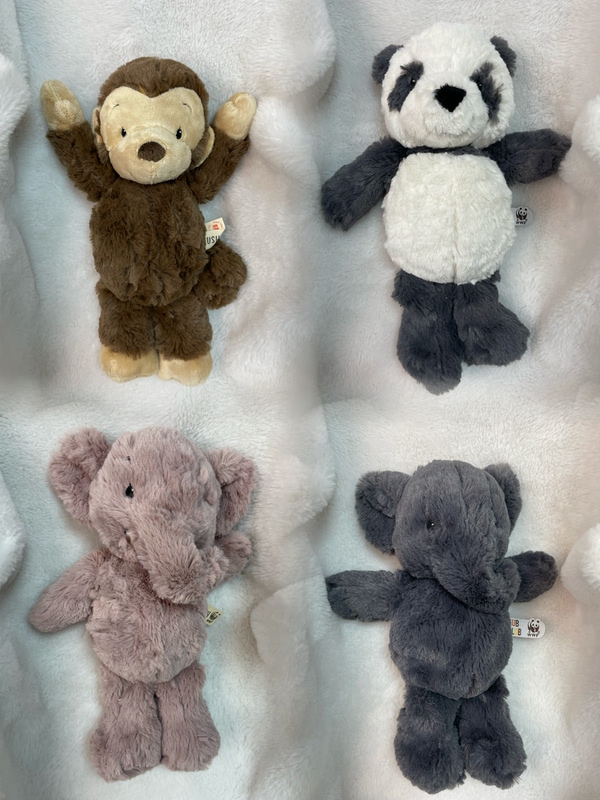 Super Soft Plush Toy with Beans, Wwf Monkey, Elephant, Panda, Stuffed Animal, Comfort Toy, Gift for Adults and Children Super Soft Plush Toy with Beans, Wwf Monkey, Elephant, Panda, Stuffed Animal, Comfort Toy, Gift for Adults and Children