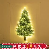 Nordic art hanging cloth Christmas tree live background cloth Christmas net celebrity scene layout Niche decorative cloth tapestry