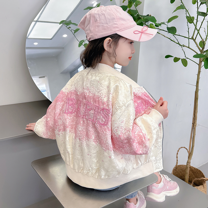 Girls' Spring Baseball Jacket 2026 New Style Little Girl Internet Celebrity Princess Clothes Baby Korean Style Jacket Top Girls' Spring Baseball Jacket 2026 New Style Little Girl Internet Celebrity Princess Clothes Baby Korean Style Jacket Top