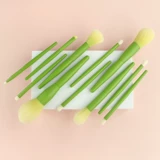 Японская кисть, румяна, рассыпчатая пудра, щетка, 11 шт, подходит для начинающих