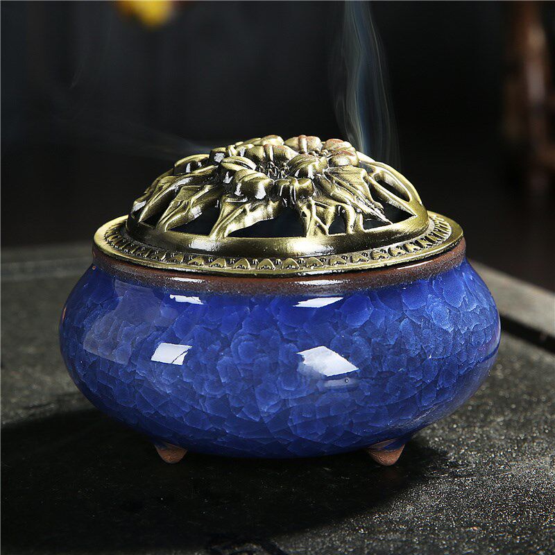 Special antique large number living room 12 hours 24 hours Ring incense Honolulu Incense Stove Bronze Antique home Incense Stove Buddha