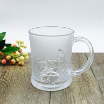 Beer mug tea glass water belt take home beer juice cup unleaded frosted heat-resistant Cup Cup 6 set