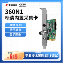 Tianchuang Hengda TC360N1 standard clear live broadcast acquisition card simulation S-end BNC computer image acquisition card SDK development