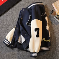 Tide, осенняя бейсбольная форма для мальчиков, детская флисовая стеганая куртка, коллекция 2023, подходит для подростков