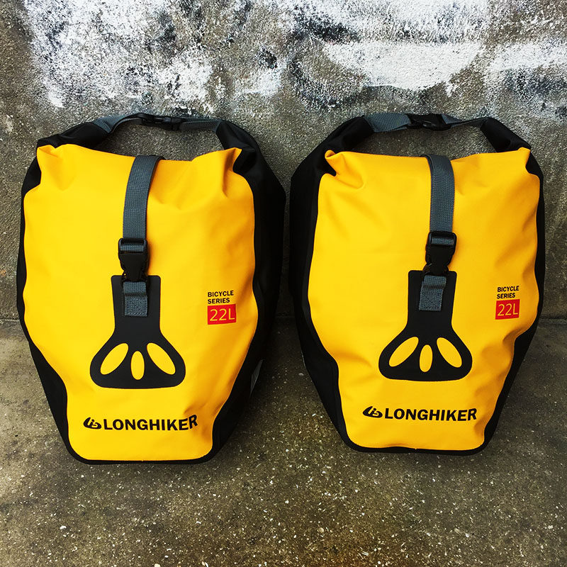 LONGHIKER bicycle backpack waterproof durable anti-theft anti-rain Sichuan Tibetan camel bag rear shelf side hanging saddle bag