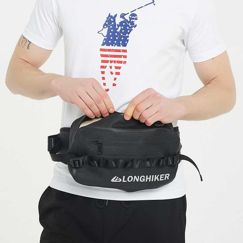 LONGHIKER Waterproof FANNY PACK Diving Swimming Rafting River tracing female outdoor cycling sea fishing Luya fanny pack Male