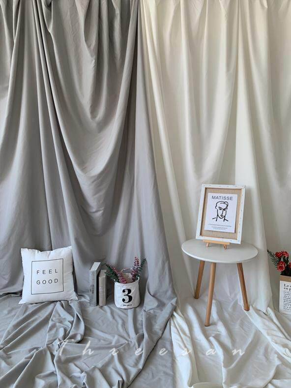 Clothing auction background cloth new encryption large size wall cloth creative not easy to wrinkle men and women hanging wall curtain curtain straight