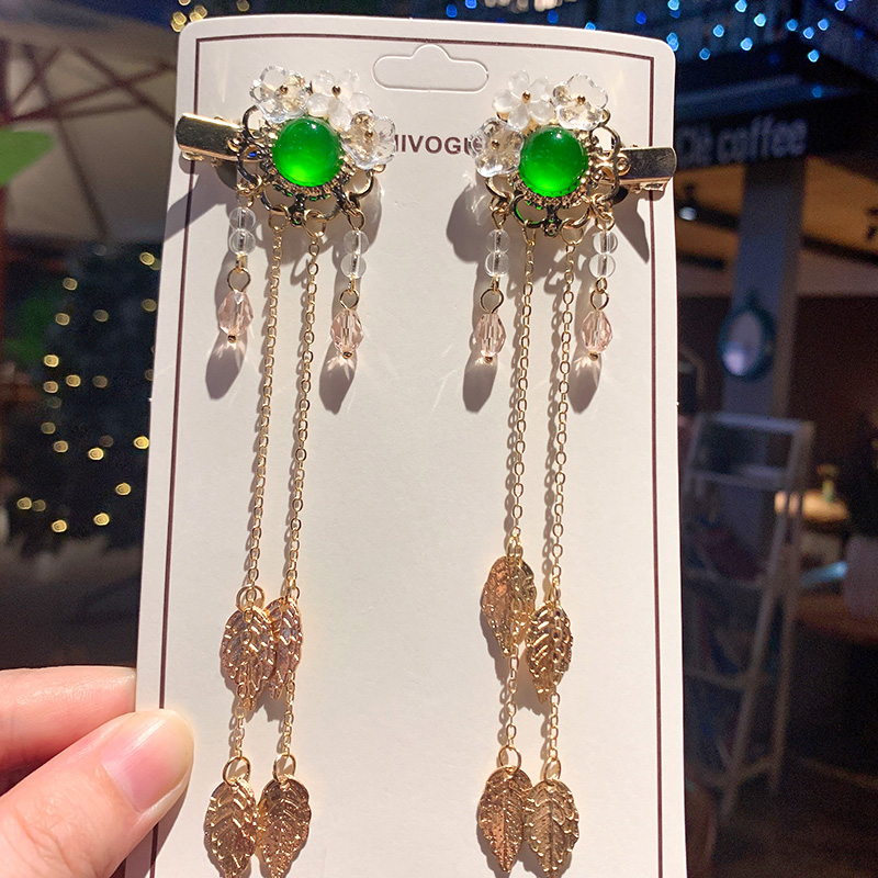 images 7:Chinese costume costume costume folder child with a gusty decorative ancient wind head decorated super fairy hair clip to the ancient side hairpin