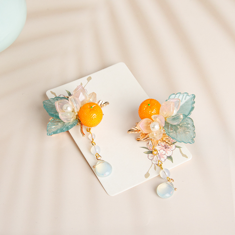 images 43:Chinese costume costume costume folder child with a gusty decorative ancient wind head decorated super fairy hair clip to the ancient side hairpin