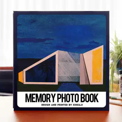 Literary and art album 5 inch 6 inch 7 inch retro style self-adhesive laminating photo album Couple DIY family photo album Creek flower collection