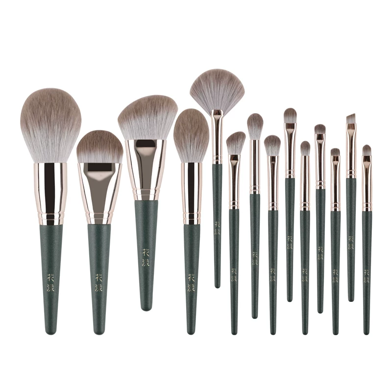 Набор кистей Brush, основы, сумка-органайзер для рук, 14 шт, полный комплект