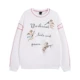 Angel Bright Line Sweater-White