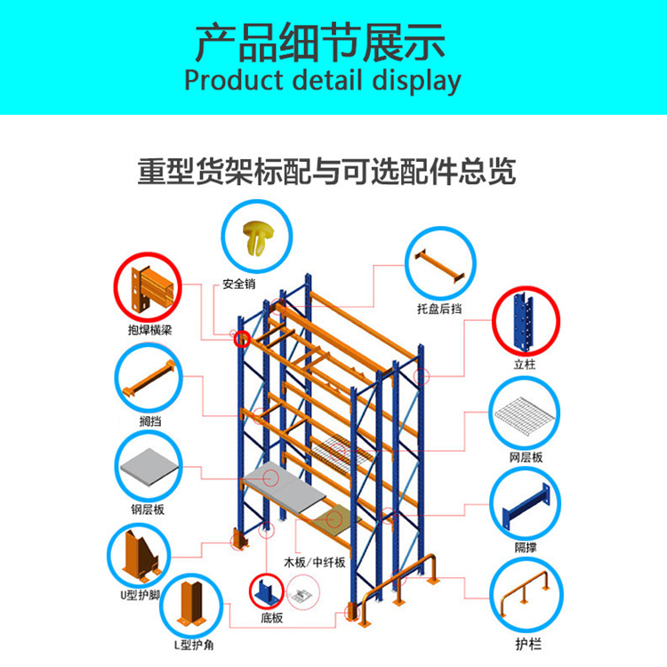 (South Standard Pieces) Heavy Warehousing Shelf Factory Direct Marketing Warehousing Bookings For All Types Of Shelving Iron Shelf Iron Racks