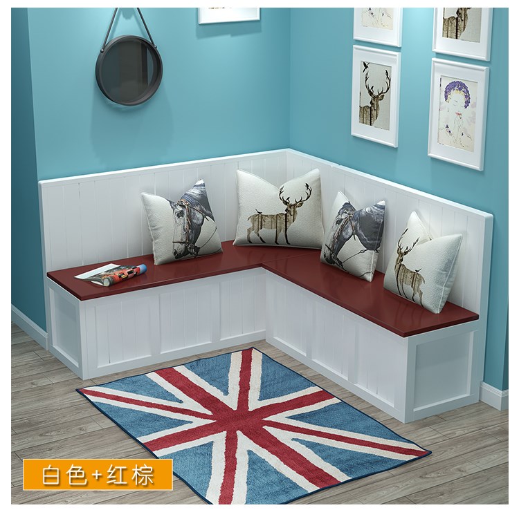 Trái tim IKEA rắn gỗ thẻ khóa ghế sofa ghế góc nhà L loại Yang cửa hàng nội thất nhà chính thức - FnB Furniture chân sofa inox
