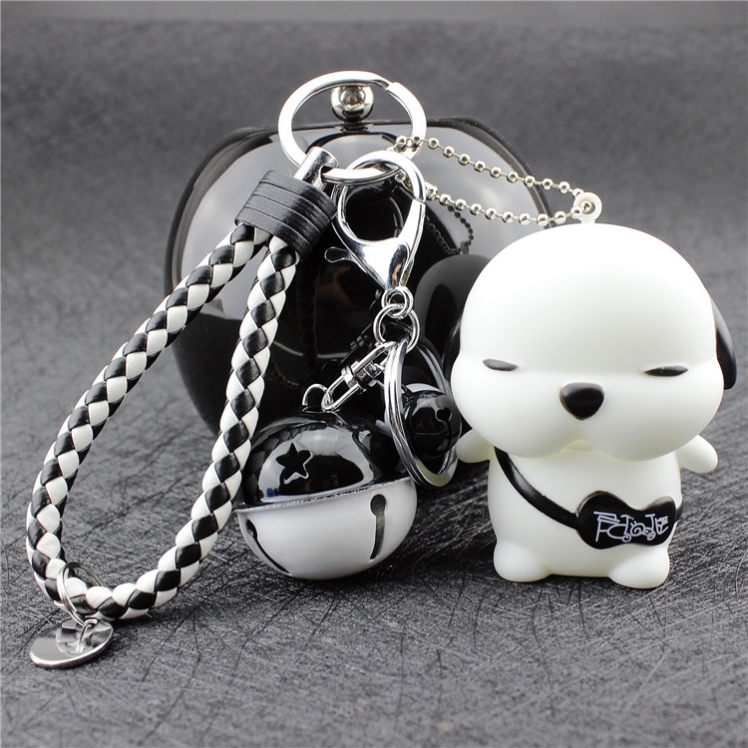 Backpack pendant male trend creative student car key pendant Net red key chain earpiece bag hanging