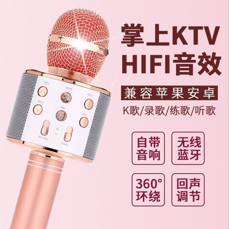 Suitable for OPPO Reno6Pro national K song wireless KTV audio microphone bluetooth microphone singing sound card