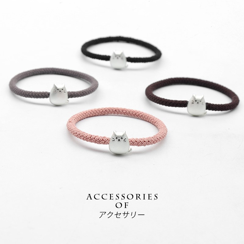Hair Circle Korean version cute internet red hair ring Mori female tie hair rubber gluten hand alchemy deliver boyfriend little leather gluten