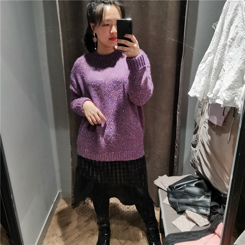 慵懒宽松针织衫,穿出冬季‘波灵’少女心