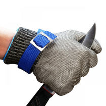 2020 Anti - cutting gloves gloves gloves gloves cutting - off bed gloves metal iron hand S code without button