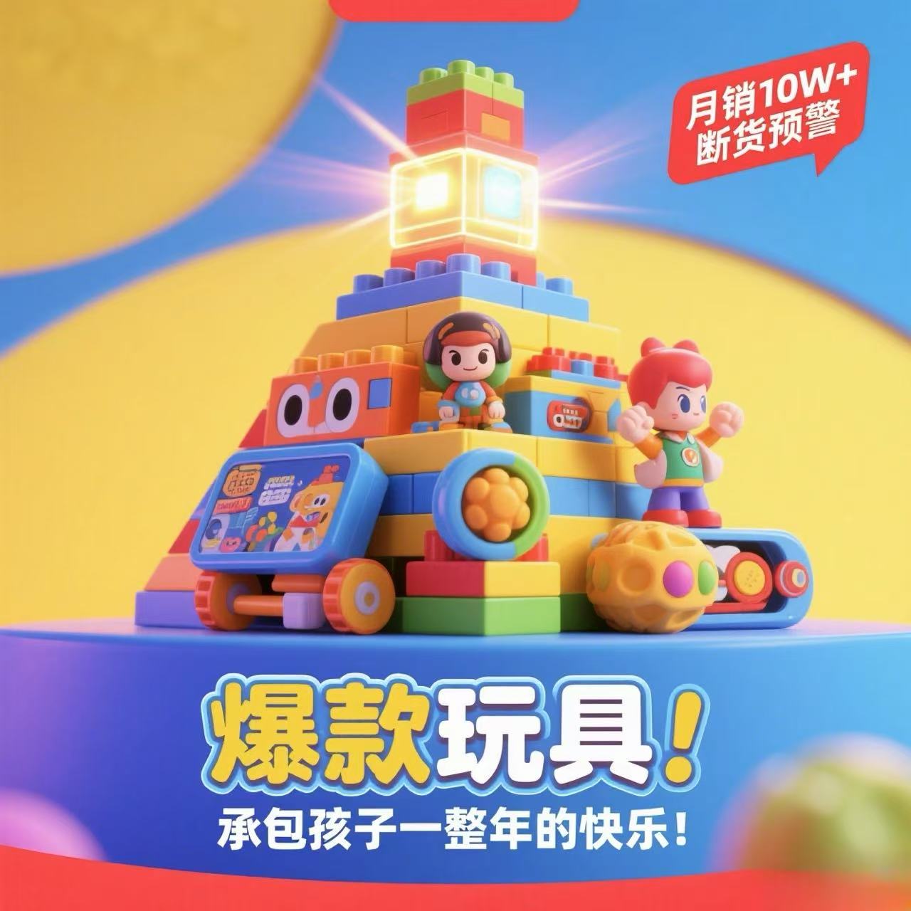 趣爆亲子玩具屋的LOGO